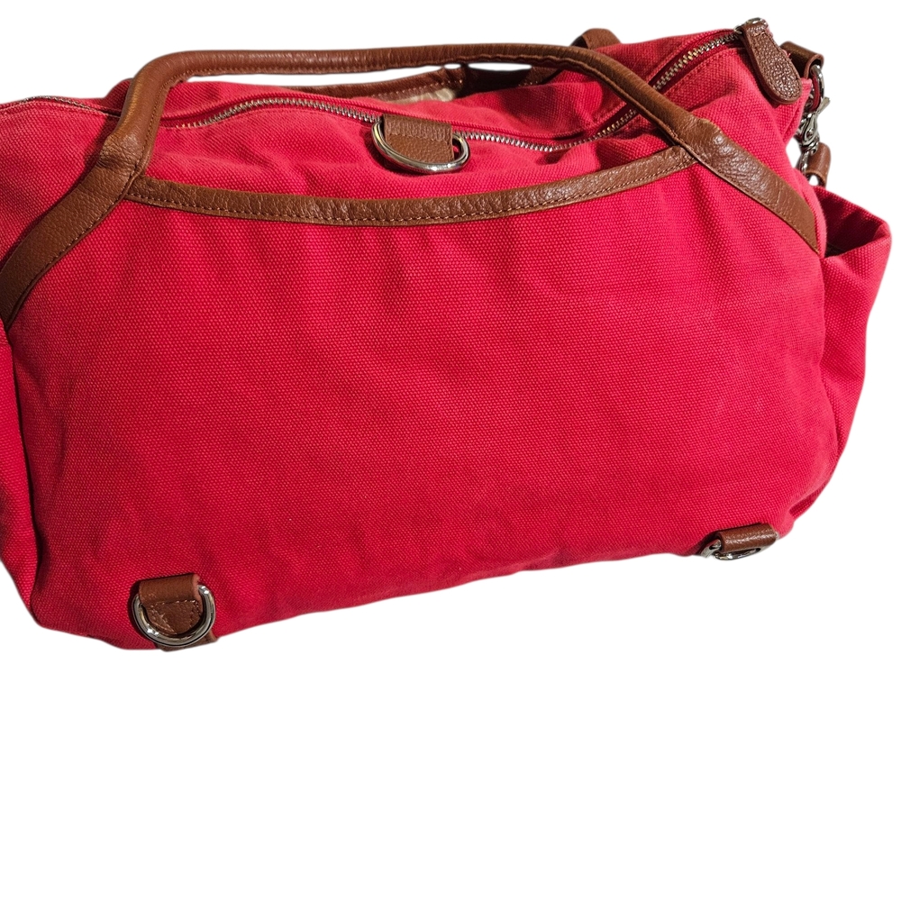 Lily Jade Canvas&Leather DiaperBag Crossbody Purse - Picture 11 of 15
